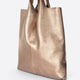 ARINA leather tote bag - Gun Metal