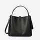 KIRA leather top handle bag - Black
