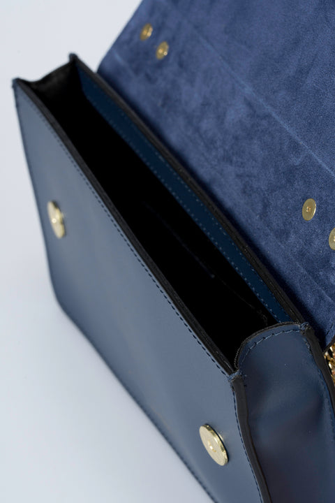 CALLIE leather crossbody bag - Blue