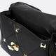 KYLIE leather top handle bag - Black