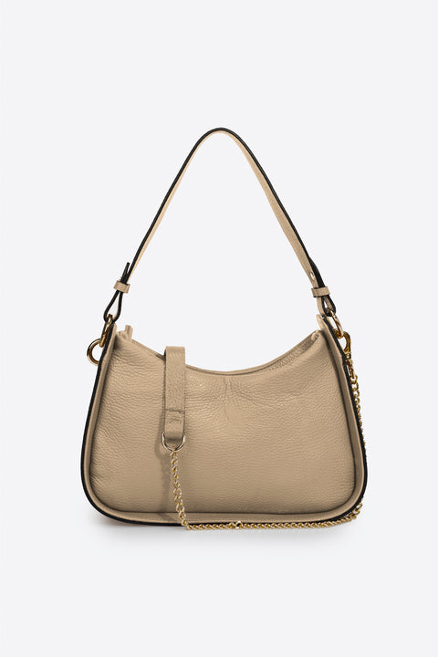 ECHO leather top handle bag - Cappuccino