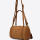 NOOR leather bowling bag - Cognac