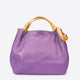 AZALEA leather top handle bag - Lilla