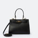 DALIA leather top handle bag - Nero