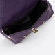 KYLIE leather top handle bag - Purple