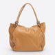 VINNIE leather shoulder bag - Cognac