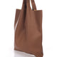 ARINA leather tote bag - Cuoio
