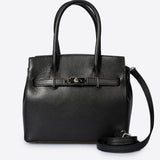 JUNE Borsa a mano in pelle - Nero