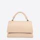 ASTRID leather top handle bag - Cipria