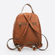 PAOLA leather backpack - Cognac