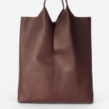 ARINA Sac cabas en cuir - Marron