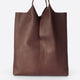 ARINA leather tote bag - Brown