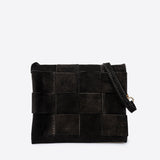HAILEY Sac bandoulière en cuir - Noir