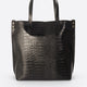 BRENDA leather shoulder bag - Black