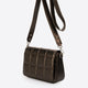 EMILIA leather crossbody bag - Bronzo