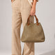 ARIA suede tote bag - Fango