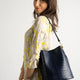 CAPRICE leather shoulder bag - Blue