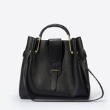 DIONE Borsa a mano in pelle - Nero