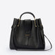 DIONE leather top handle bag - Nero