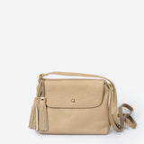 ASTER Borsa a tracolla in pelle - Taupe