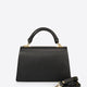 ASTRID leather top handle bag - Black