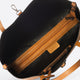 NIOBE leather tote bag - Cognac