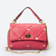 KYLIE leather top handle bag - Fuxia