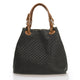 ARIA suede tote bag - Dark Green