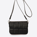 EMILIA Leather Crossbody Bag - Nero