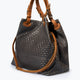 ARIA suede tote bag - Dark Brown
