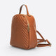 PAOLA leather backpack - Cognac