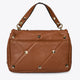 KYLIE leather top handle bag - Cuoio