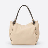 VINNIE Sac porté épaule en cuir - Taupe