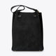 PHOEBE suede shoulder bag - Black