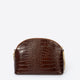 ZENA leather crossbody bag - Brown