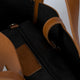 GAIA leather top handle bag - Cognac