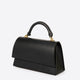 ASTRID leather top handle bag - Black