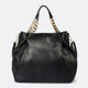 HELEN leather shoulder bag - Black