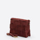 HAILEY suede crossbody bag - Bordo
