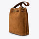 PHOEBE suede shoulder bag - Bruciato