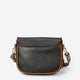 BELA leather crossbody bag - Black+Cognac