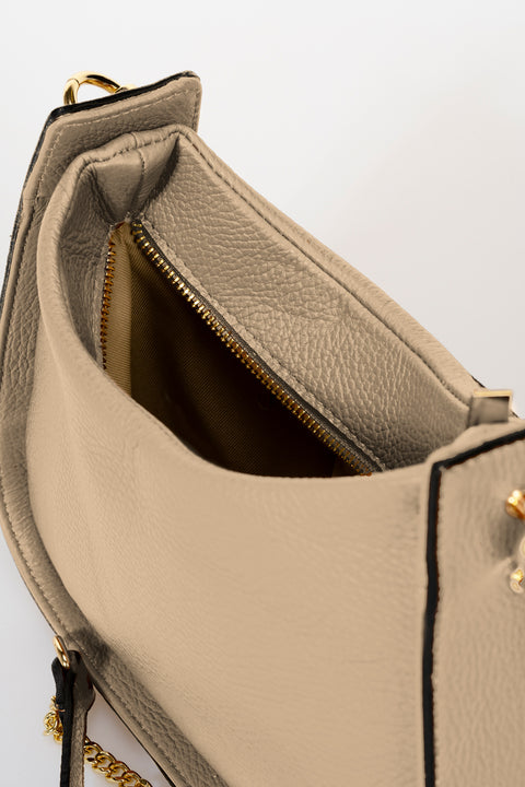 ECHO leather top handle bag - Cappuccino