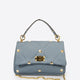 KYLIE leather top handle bag - Celeste