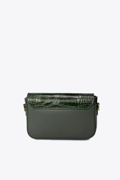 JUNO leather crossbody bag - Green
