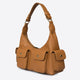 LOUISE leather top handle bag - Cognac