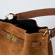 PHOEBE suede shoulder bag - Bruciato