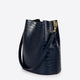 CAPRICE leather shoulder bag - Blue