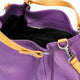 AZALEA leather top handle bag - Lilla