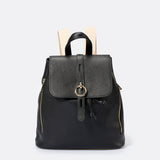 MAEVE Sac à dos en cuir - Noir