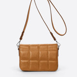 EMILIA Leather Crossbody Bag - Cognac